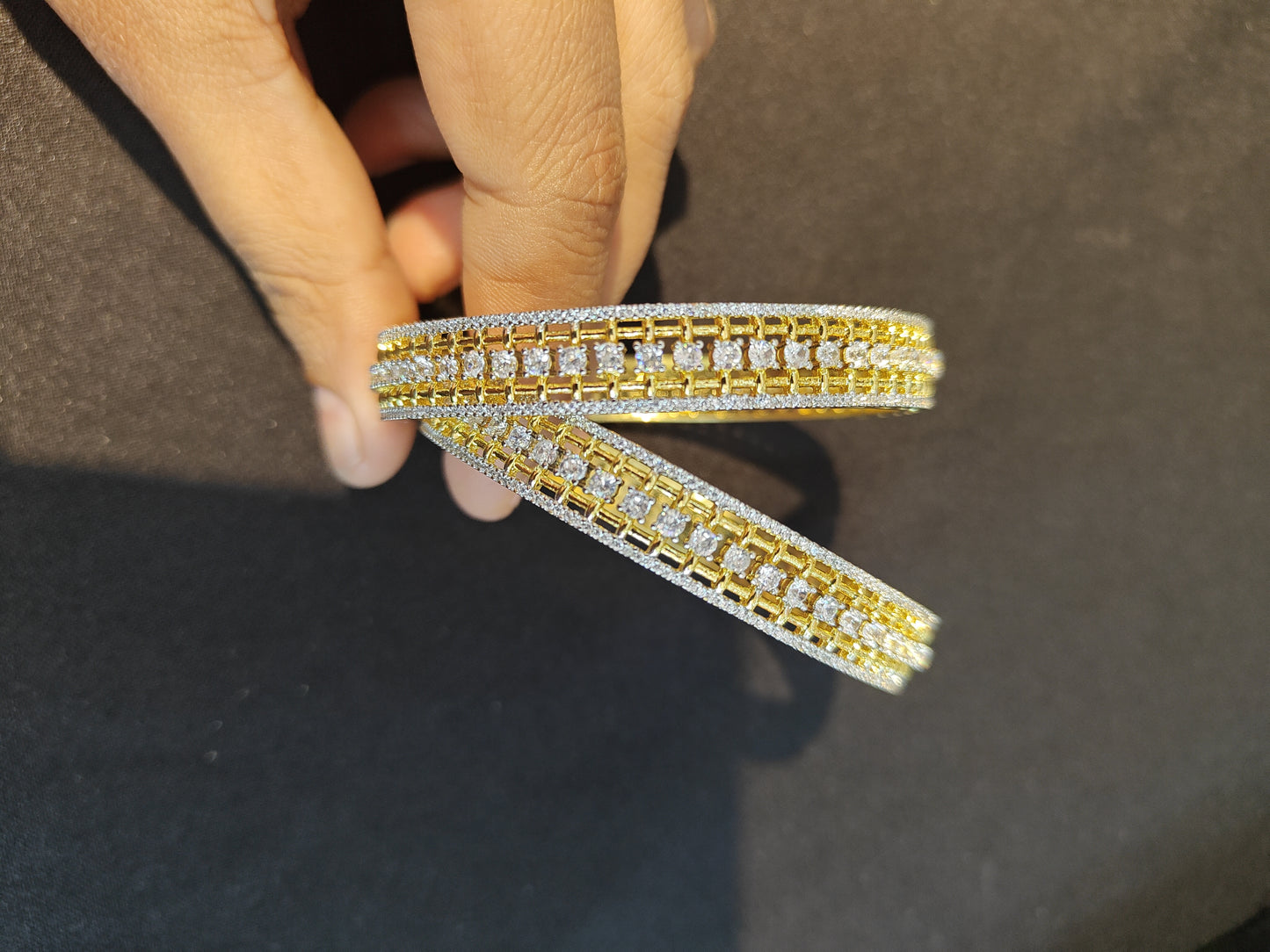 Golden AD Bangles