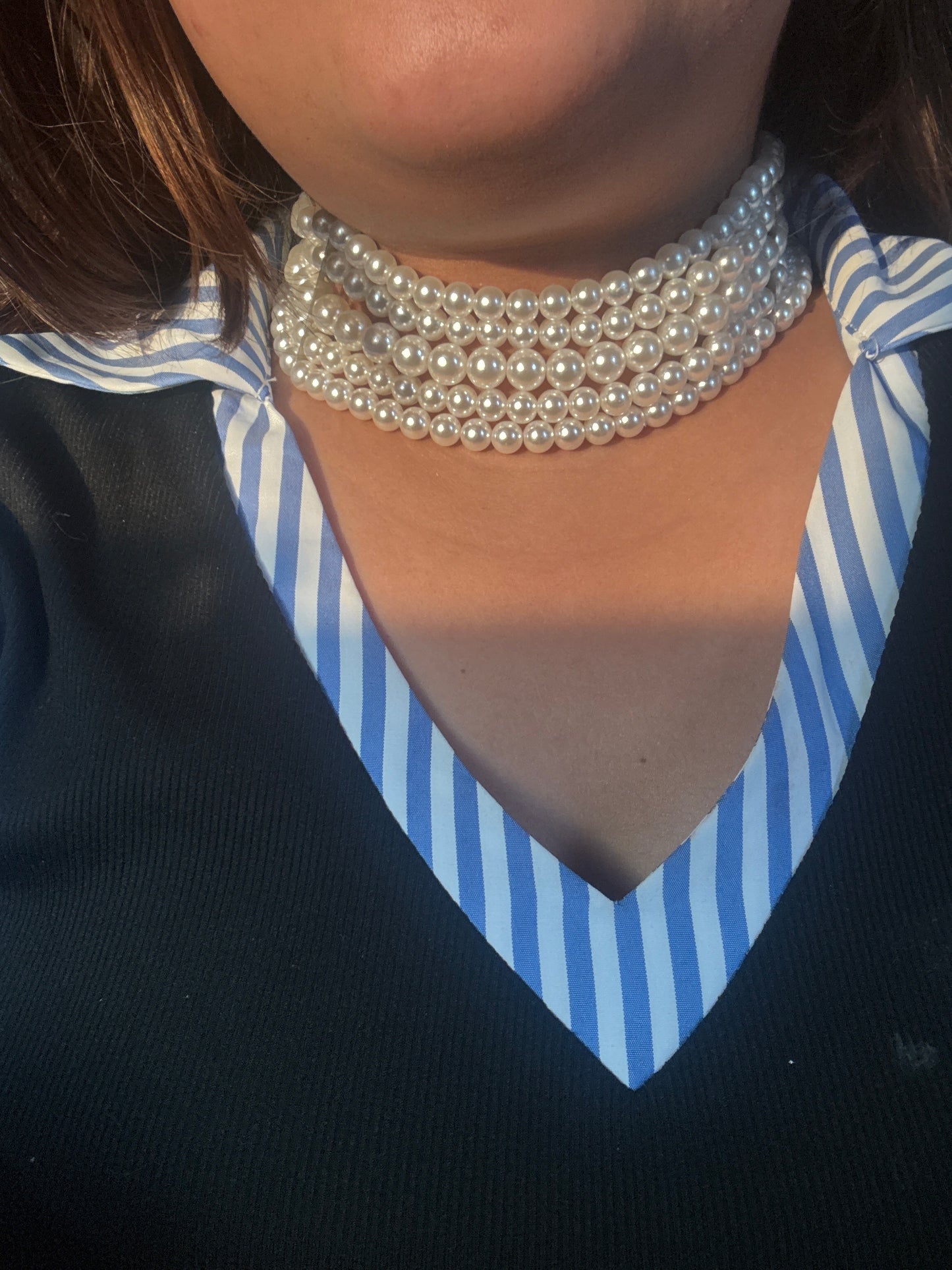Pearl choker