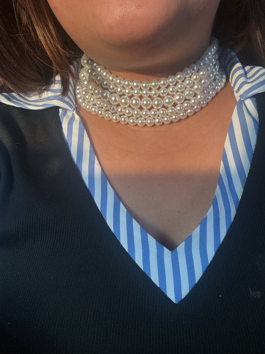 Pearl choker
