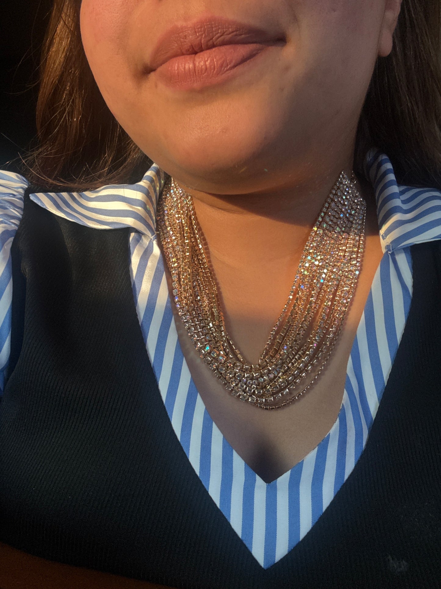 Rhinestone necklace