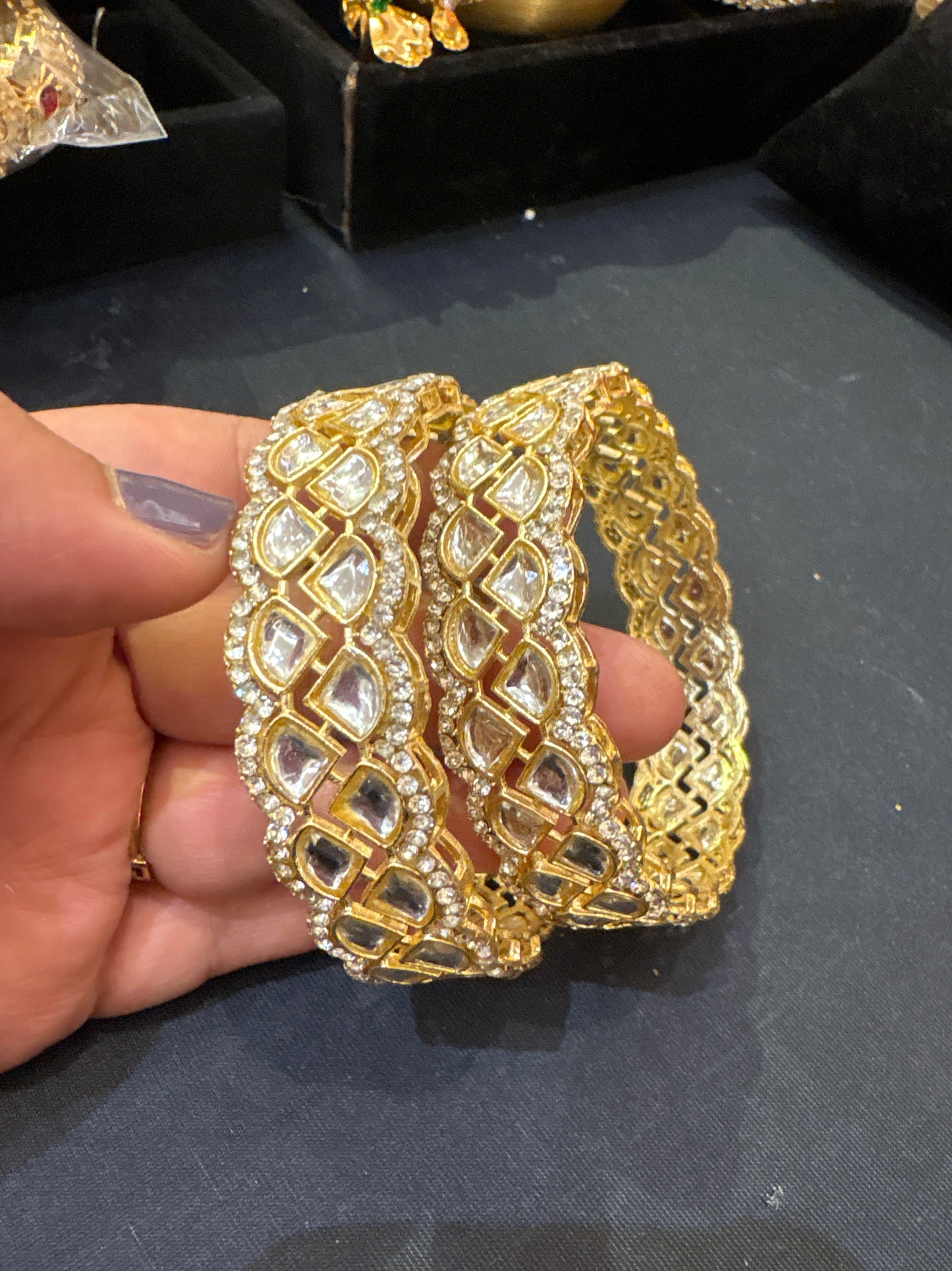 Moissanite bangles