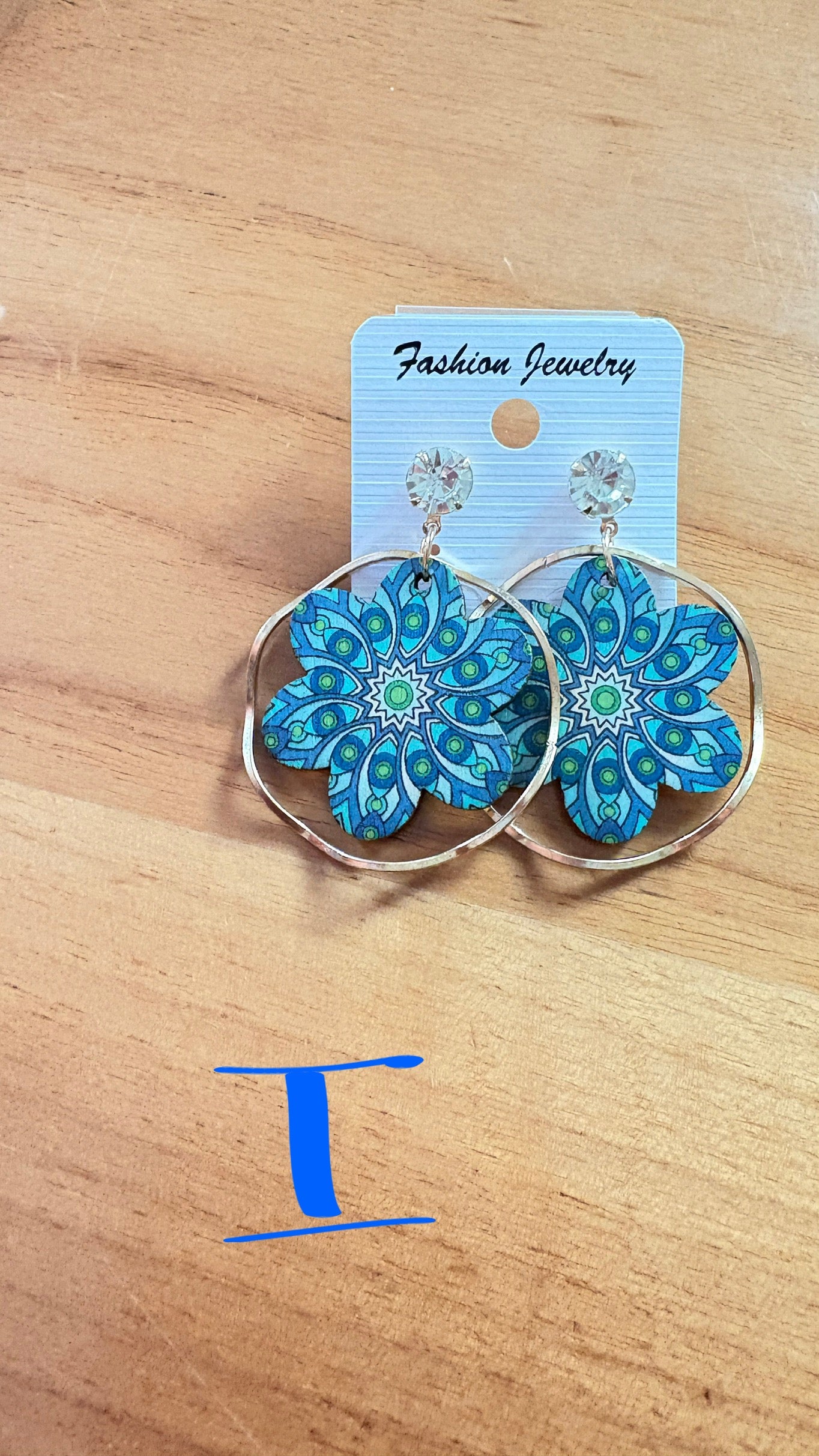 Wooden earrings