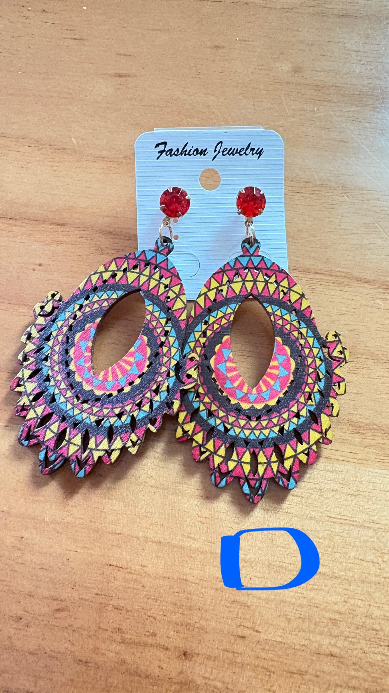 Wooden earrings