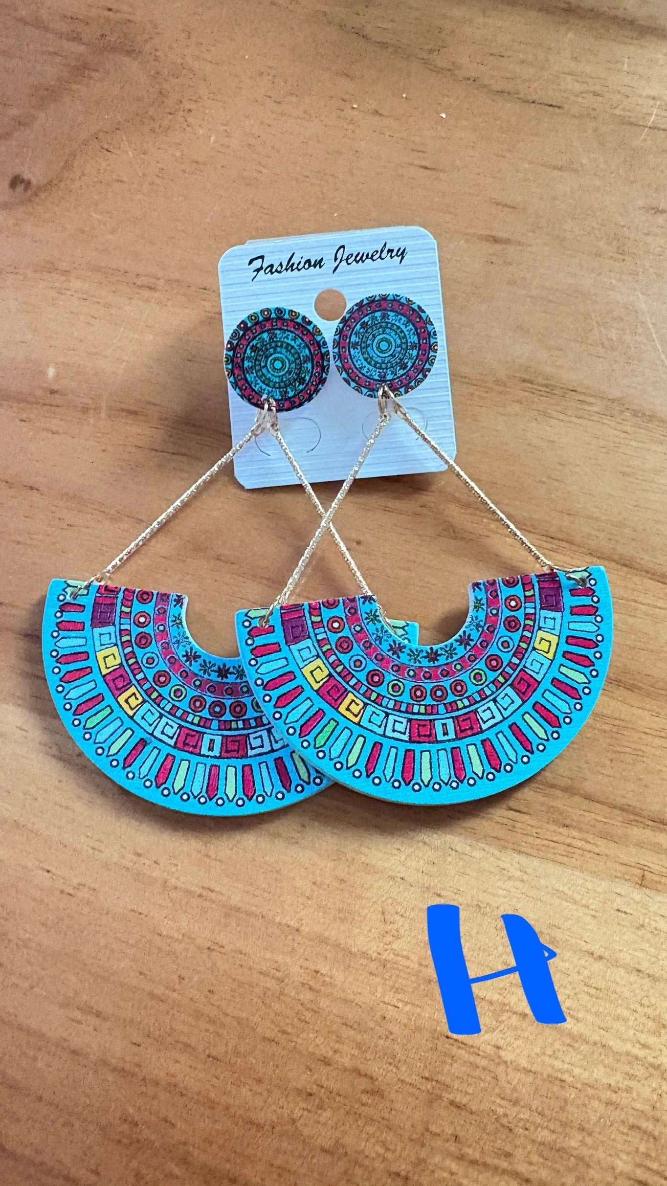 Wooden earrings