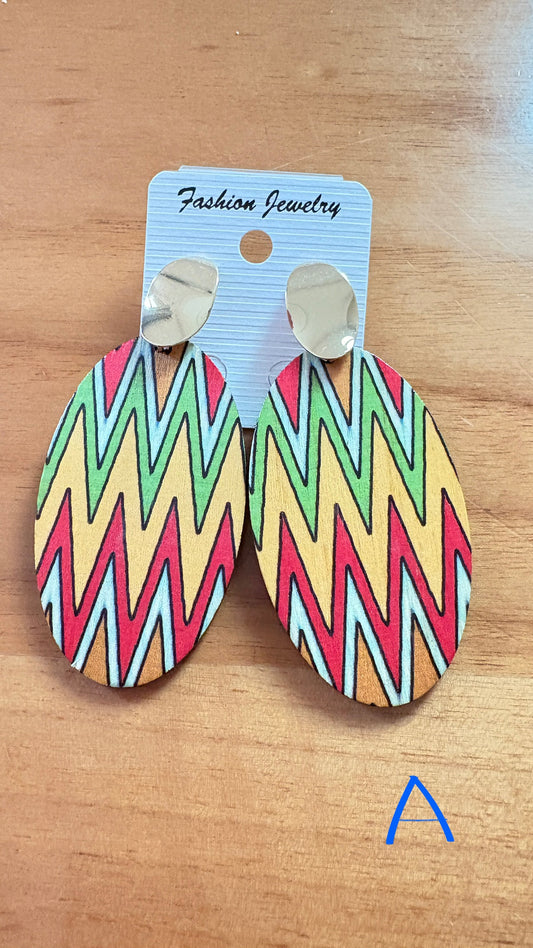 Wooden earrings