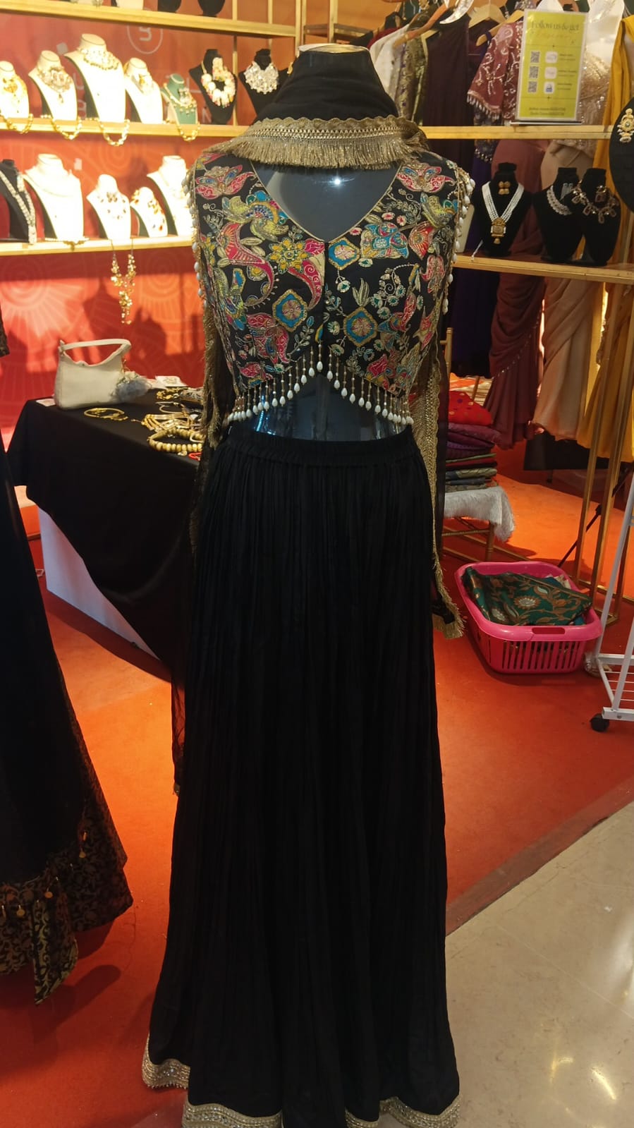 Black lehenga