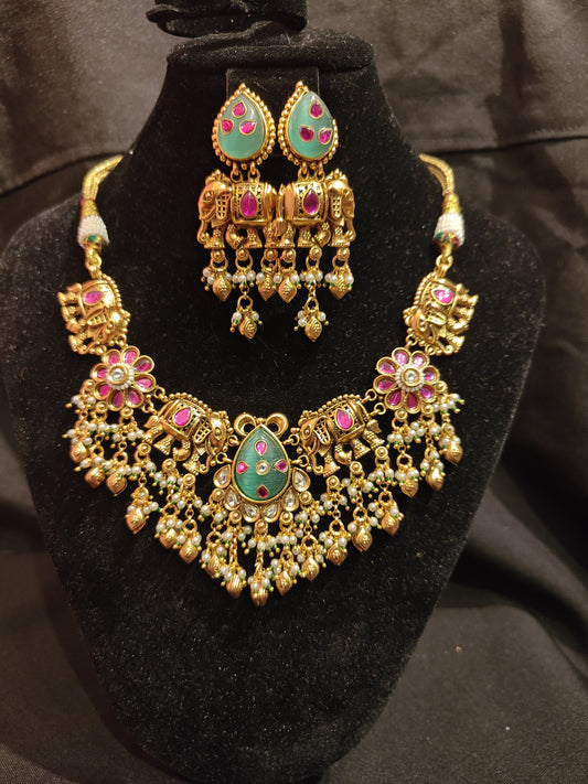 Brass necklace