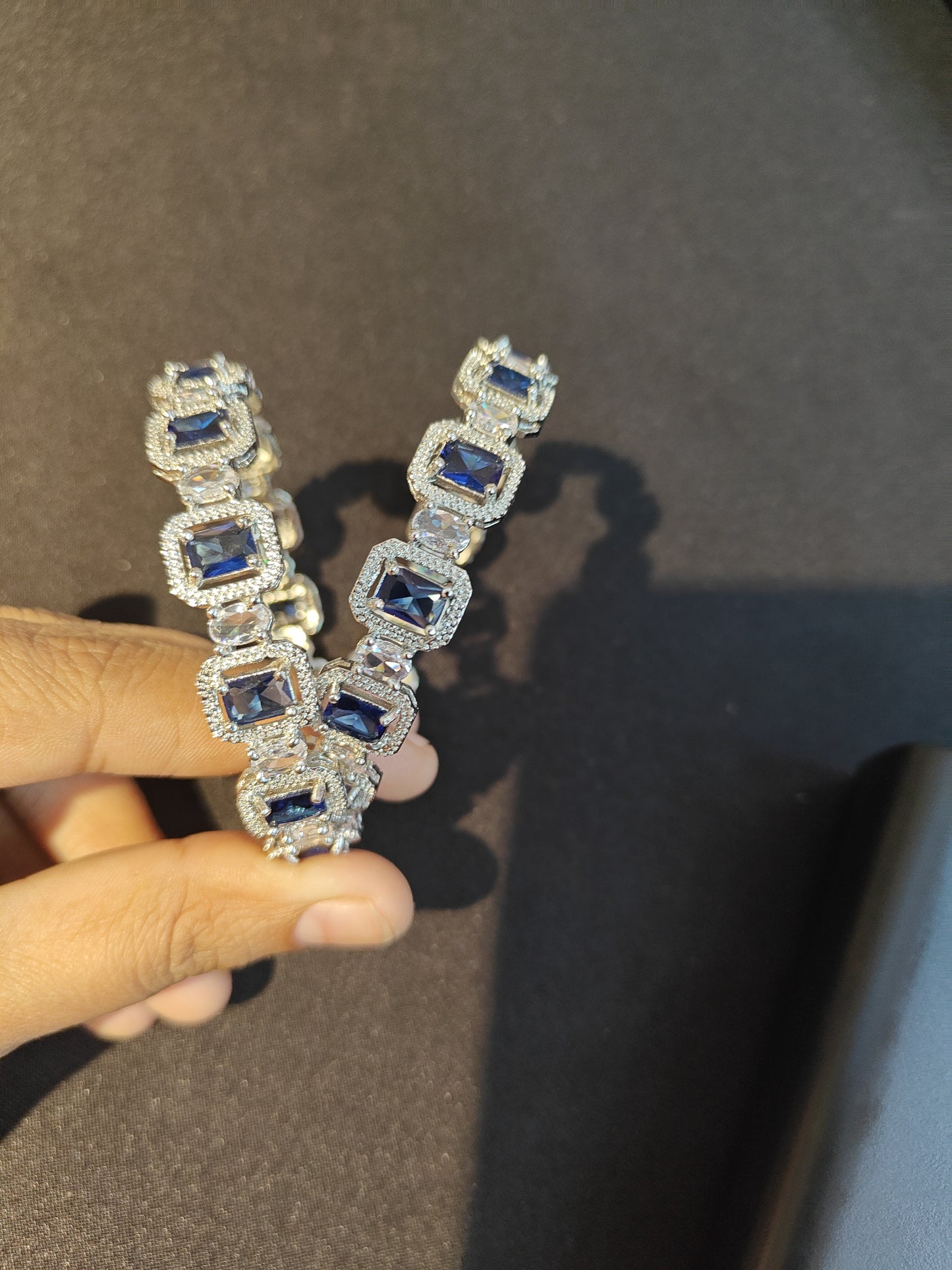 Blue AD bangles
