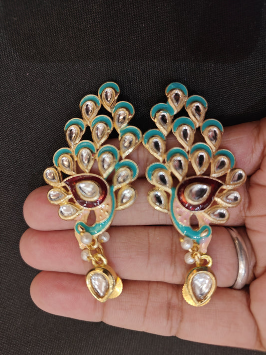 Peacock Earrings