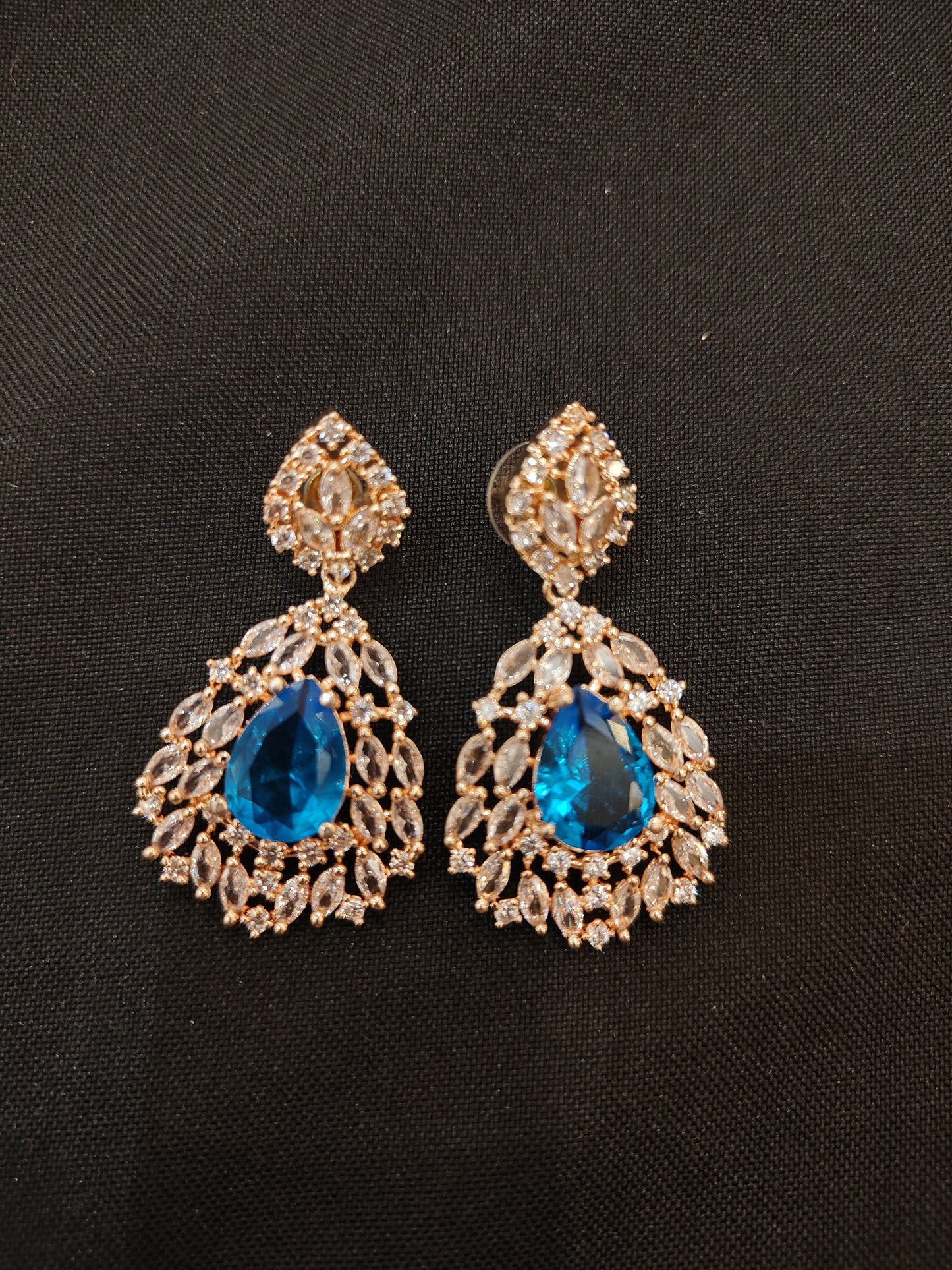 Pink diamond earrings