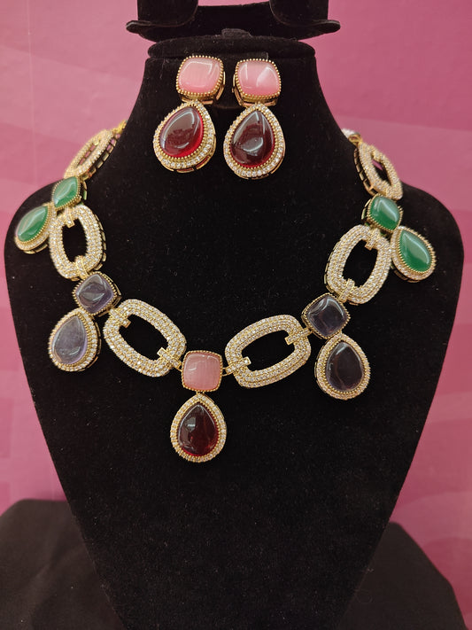 Mossionite Necklace