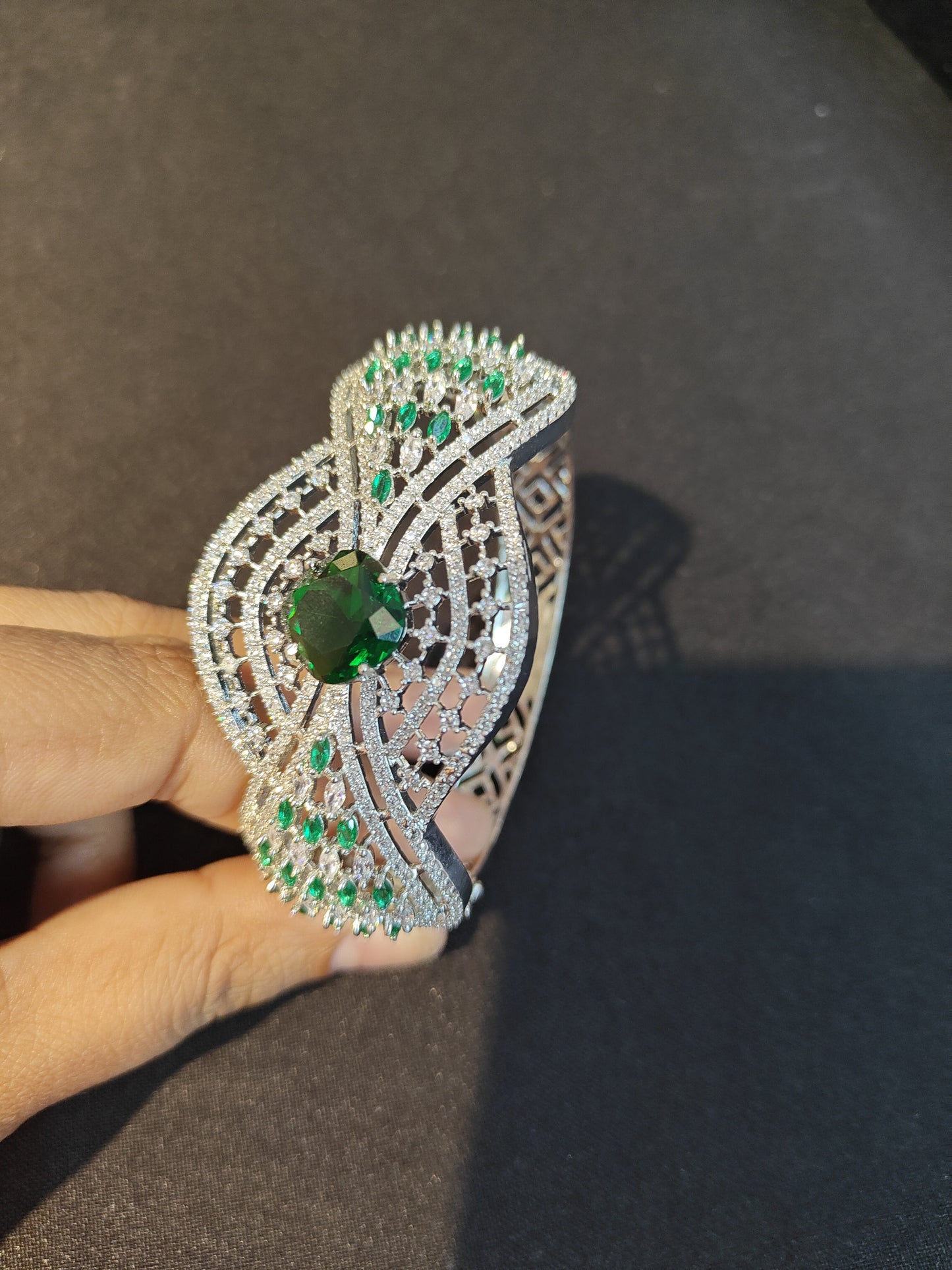Green Diamonds Bracelet