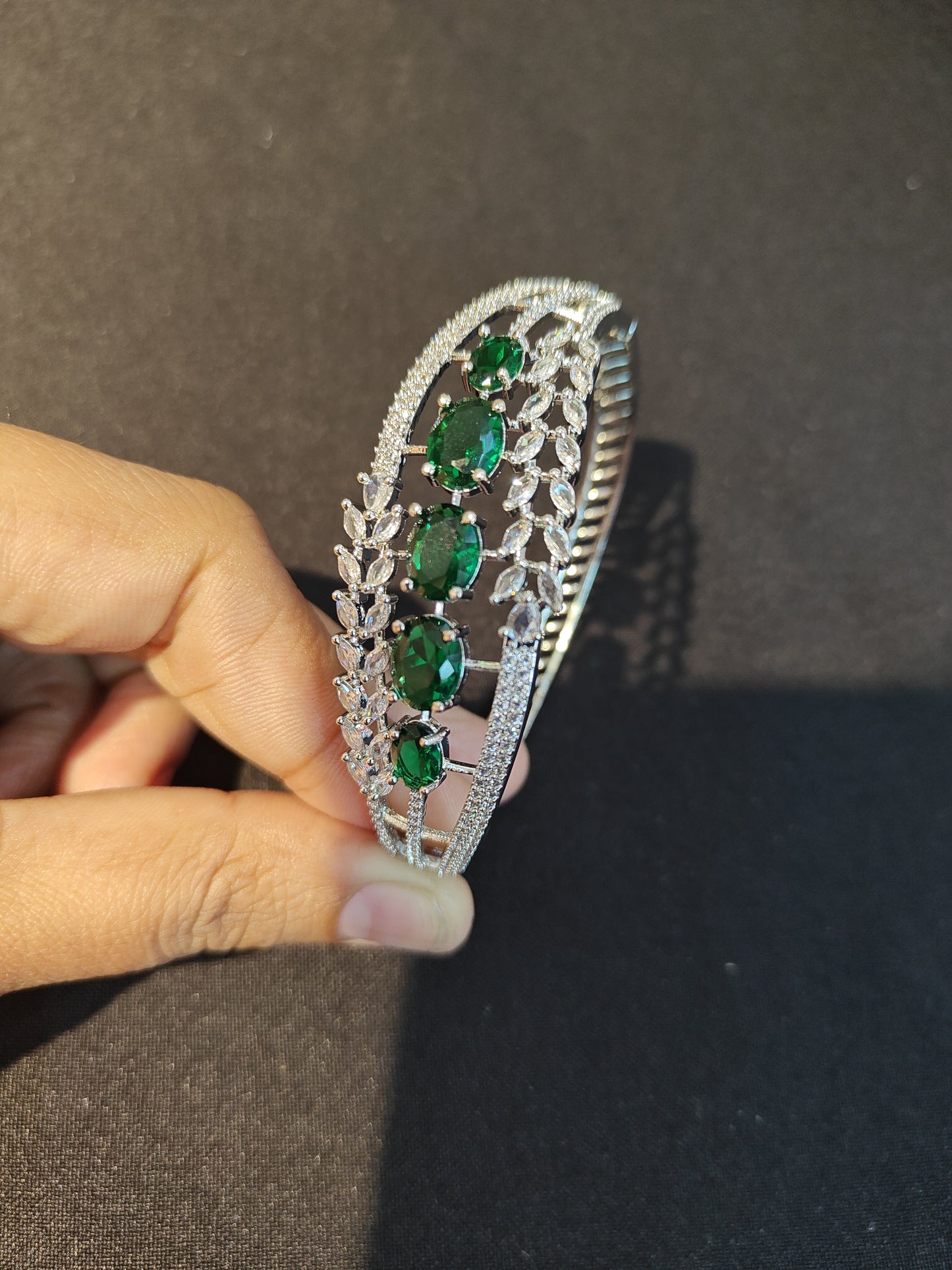 Green stones AD Bracelet