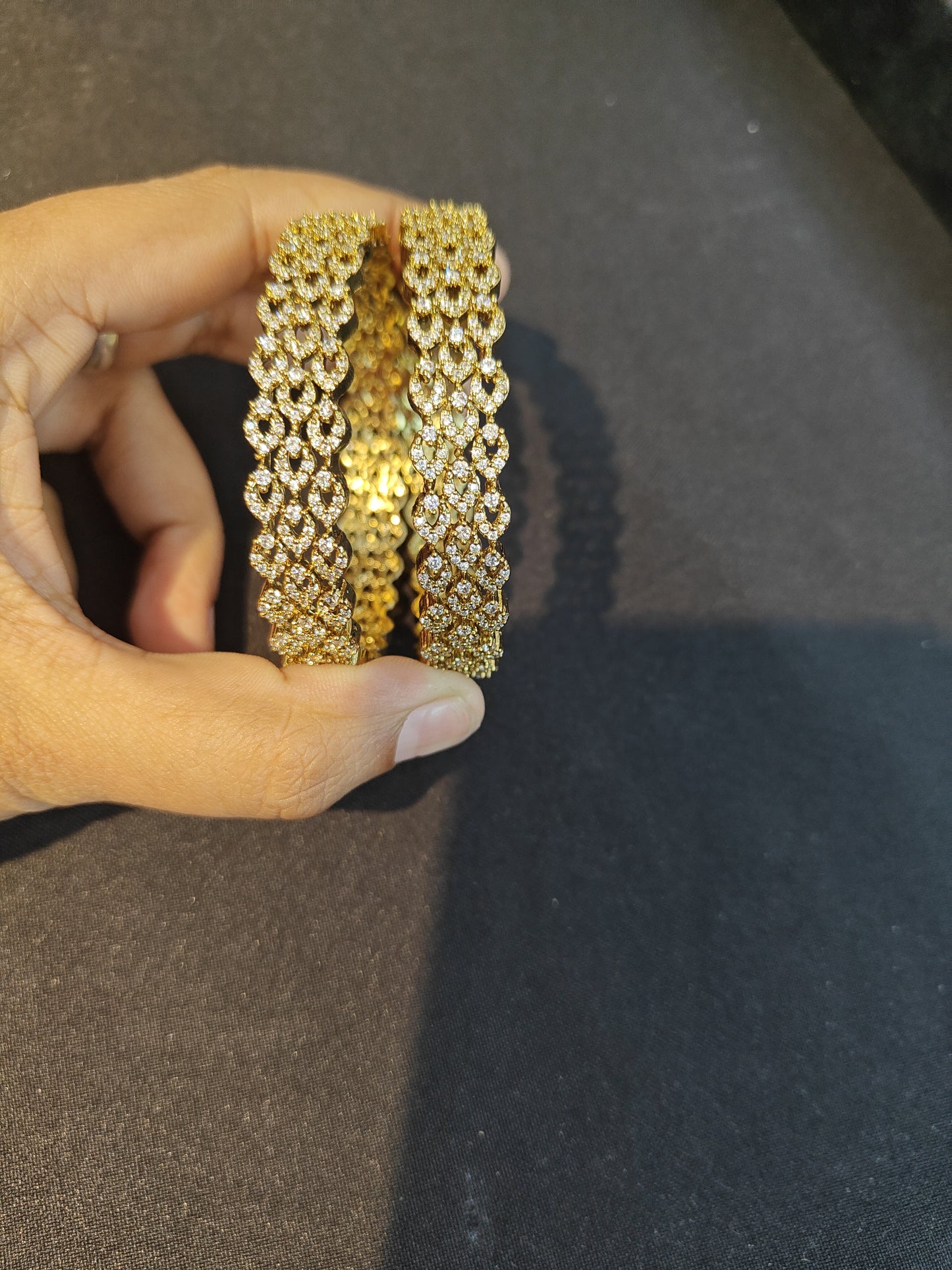 Mossionite Bangles