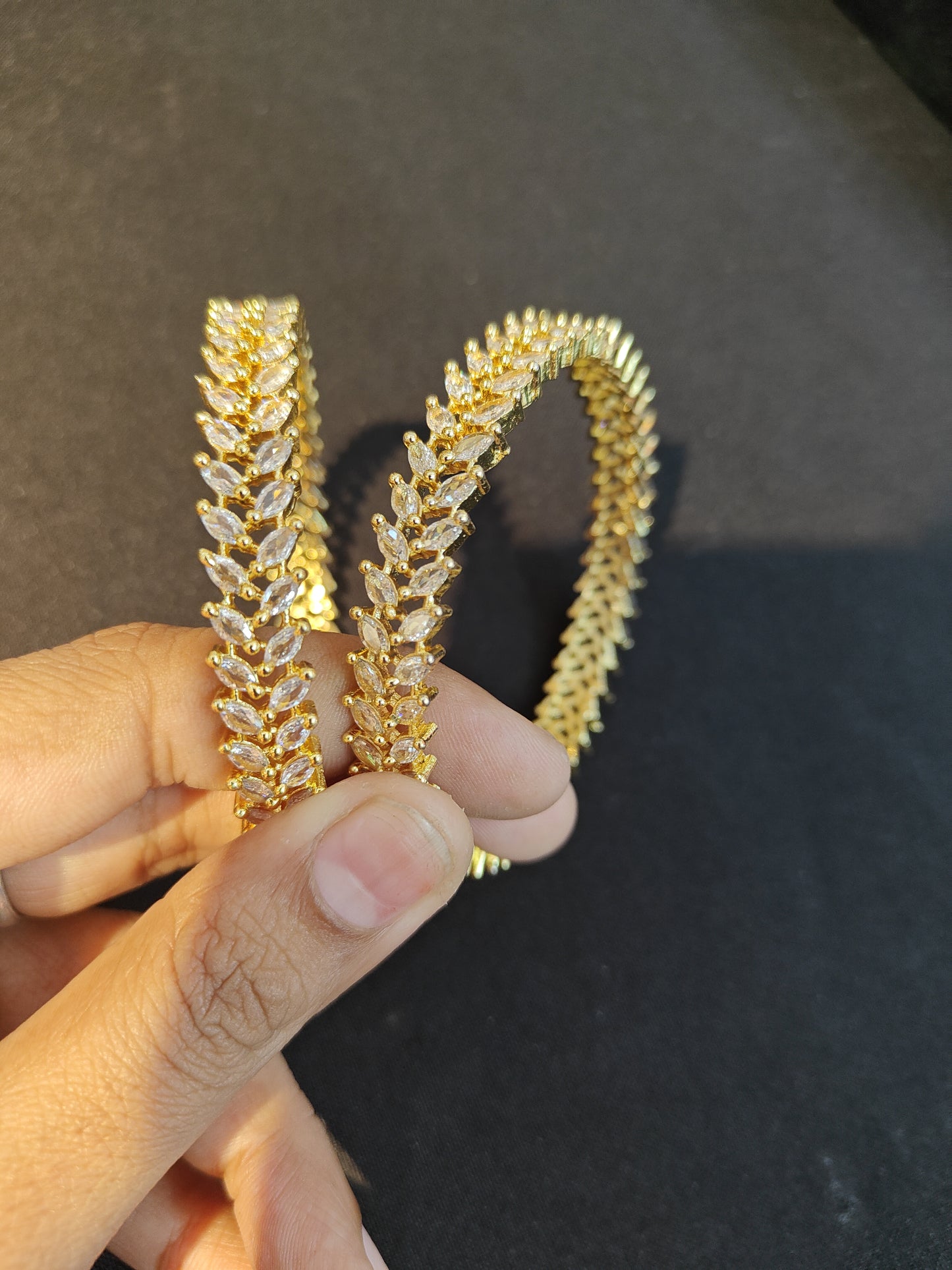 Golden AD Bangles