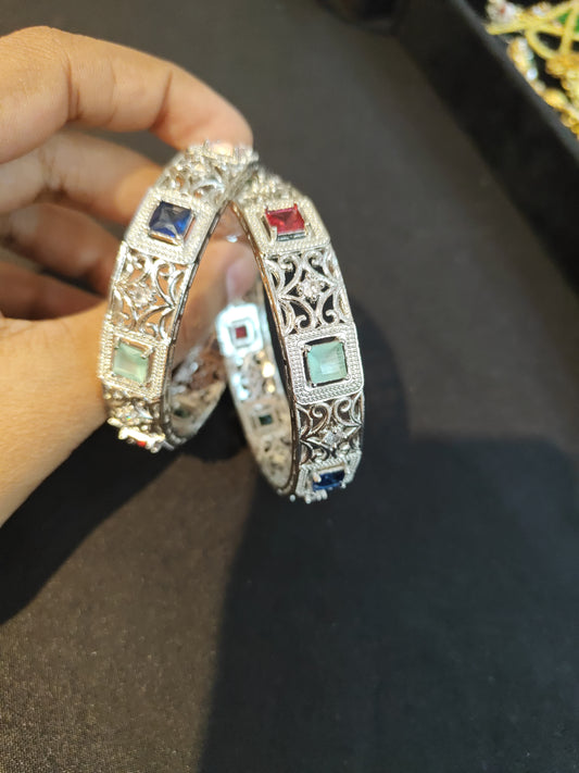AD Bangles with multi color